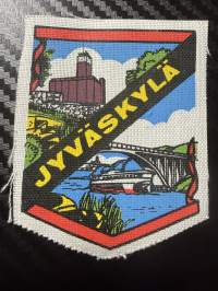 jyväskylä -kangasmerkki / matkailumerkki / hihamerkki / badge -leikkaamaton