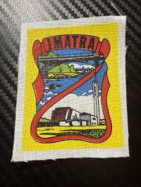 Imatra -kangasmerkki / matkailumerkki / hihamerkki / badge -leikkaamaton