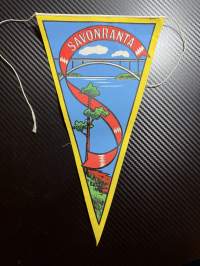Salonranta -matkailuviiri, isokoko / souvenier pennant