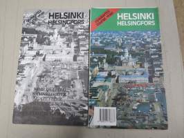 Helsinki - Helsingfors 1989 opaskartta + erillinen hakemisto / guidekarta / tourist map / plan de villa / stadtplan / plan goroda 1:20 000