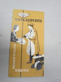 VR - Matkalipuista - Valitkaa lippunne harkiten -esite