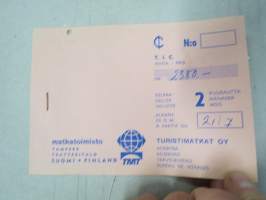 SJ (Statens Järnvägar) Sundsvall - Strömsund -matkalippuvihko, Turistimatkat Oy