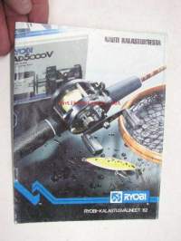 Ryobi 1982 kalastustarvikkeet -tuoteluettelo