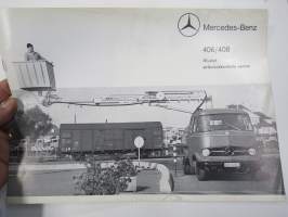 Mercedes-Benz 406 / 408 Alustat erikoisrakenteita varten kuorma-auto -myyntiesite