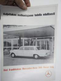 Mercedes-Benz 200 Diesel Lang, 8-paikkainen -myyntiesite