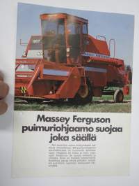 Massey-Ferguson puimuriohjaamo, leikkuupuimuri -myyntiesite