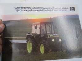 John Deere uutuudet traktori -myyntiesite / sales brochure