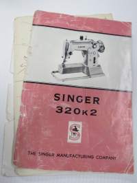 Singer 320K2 ompelukone -käyttöohjekirja, kuvallinen - ei tekstejä