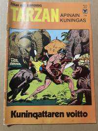 Tarzan 1973 nr 2 - Apinain kuningas  Kuningattaren voitto -sarjakuvalehti / comics