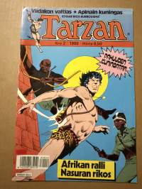 Tarzan 1989 nr 2 Pahuuden kuningatar, Afrikan ralli,  Nasuran rikos -sarjakuvalehti