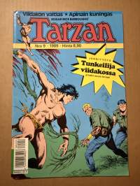 Tarzan 1989 nr 9 Tunkeilija viidakossa ja kaksi muuta tarinaa -sarjakuvalehti