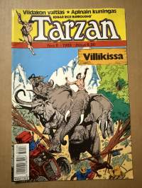 Tarzan 1989 nr 8 Villikissa -sarjakuvalehti