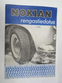 Nokian rengastiedotus 1958 nr 5, Rengasalan kehitys, Kumikorjaamo A. Vikman Uusikaupunki laajentunut, Ulkorenkaan valmistus, Rengaskorjaamon ulkonäkö, ym.