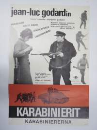 Karabinierit - Karabiniererna, ohjaus Jean-Luc Godard -elokuvajuliste