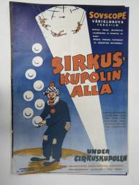 Sirkuskupolin alla - Under Cirkuskupolen -elokuvajuliste