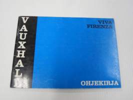 Vauxhall Viva & Firenza -käyttöohjekirja