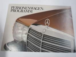Mercedes-Benz Personenwagenprogramm 1979 -myyntiesite