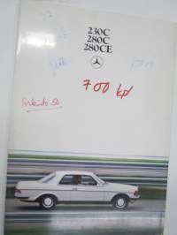 Mercedes-Benz 230 C, 280 C, 280 CE 1977 -myyntiesite