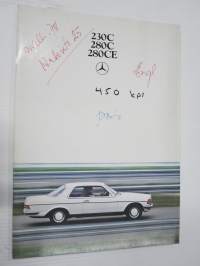 Mercedes-Benz 230 C, 280 C, 280 CE 1979 -myyntiesite