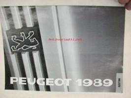 Peugeot mallisto 1989 -myyntiesite