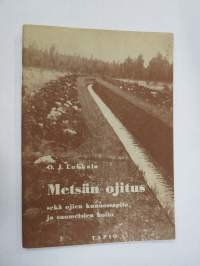 Metsän ojitus sekä ojien kunnossapito ja suometsien hoito