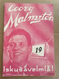 Georg Malmsten Iskusävelmiä 19