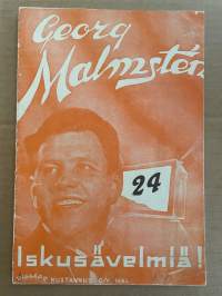 Georg Malmsten Iskusävelmiä 24