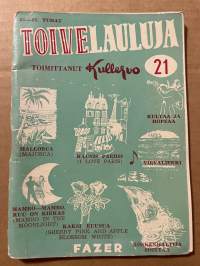 Toivelauluja 21 -popular songs