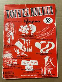 Toivelauluja 52 -popular songs