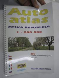 Auto atlas Ceska Republika (Tsekinmaan tiekartta)
