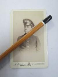 Ателье А. Форте - С. Петербургъб, Михайлль Александровитс Валмань, Mihail Wahlman (kymnaasilainen, 12-vuotiaana), Atelier A. Fochte -visiittikorttivalokuva, CDV