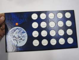 Shell Lentävä maailma -keräilykolikkosarjan tyhjä alusta