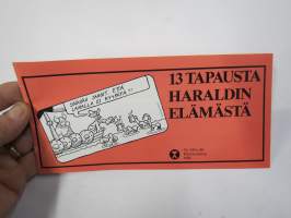 Alko  - 13 tapausta Haraldin elämästä - raittiusvalistusvihko, sarjakuvaa