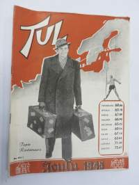 TUL Jouluna 1945 -joululehti, kansikuva Tapio Rautavaara