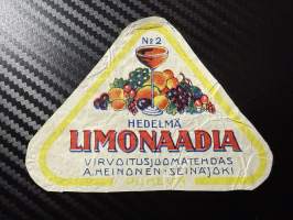 Hedelmä limonaadia -etiketti