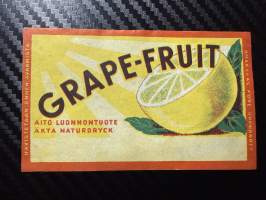Grafe-fuit -etiketti
