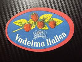 Vadelma- Hallon -etiketti