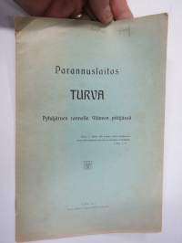 Parannuslaitos Turva (alkohoolitautia eli alkoholismia sairastaville) Pyhäjärven rannalla Yläneen pitäjässä