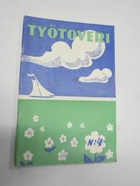 Työtoveri 1931 nro 4 - Osuuskauppain toimihenkilöiden ammattilehti, mm. mainontaan liittyviä artikkeleita ja materiaalia