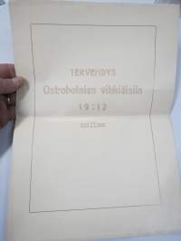 Tervehdys Ostrobotnian vihkiäisiin 9.11.1912 - Nuijamiesten marssi