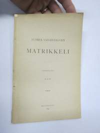 Suomen vaivaistalojen matrikkeli