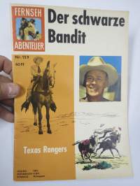 Fernseh Abenteuer - Texas Rangers - Der schwarze Bandit nr 159 -saksankielinen 