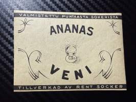 Ananas Veni -etiketti