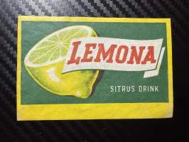 Lemona Sitrus drink -etiketti