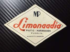 MP limonaadi -etiketti