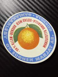 Appelsiini -etiketti