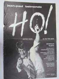 Ho! - Pariisin kettu -elokuvajuliste, pääosassa Jean-Paul Belmondo