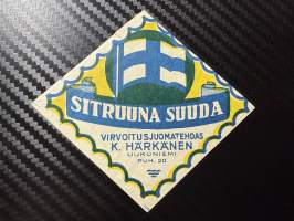 Sitruuna suuda -etiketti