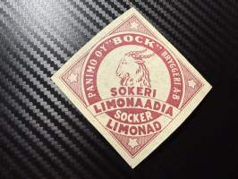 Sokeri Limonaadia -etiketti