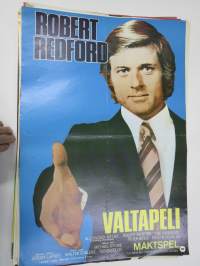 Valtapeli, ohjaus Michael Ritchie, pääosissa Robert Redford, Peter Boyle, Melvyn Douglas -elokuvajuliste